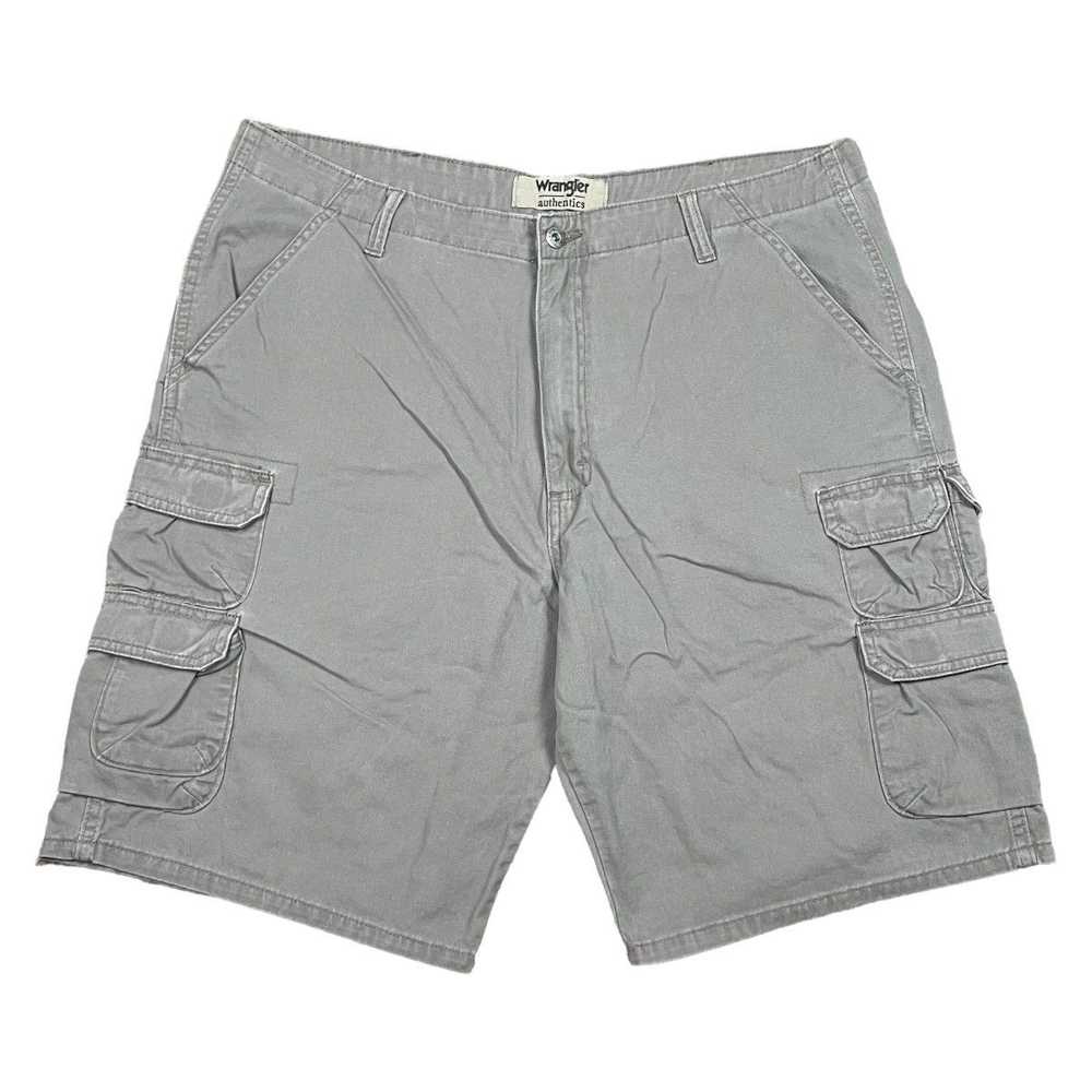 Wrangler Wrangler Authentics 38 Shorts Gray Cargo… - image 1