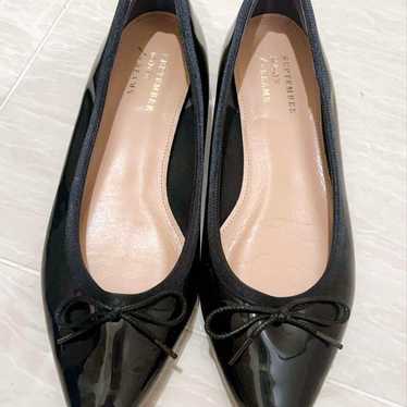 【beams】Black Pointed Toe Flat Shoes - image 1