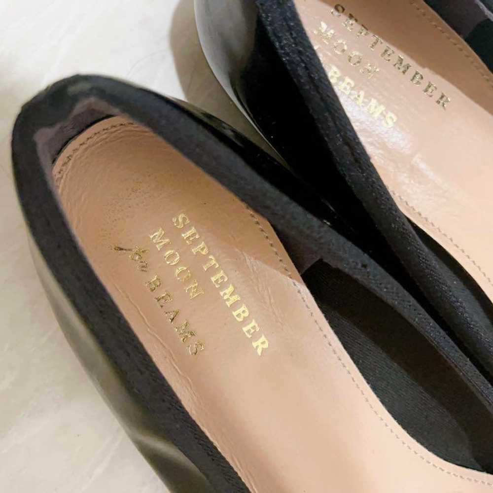 【beams】Black Pointed Toe Flat Shoes - image 5