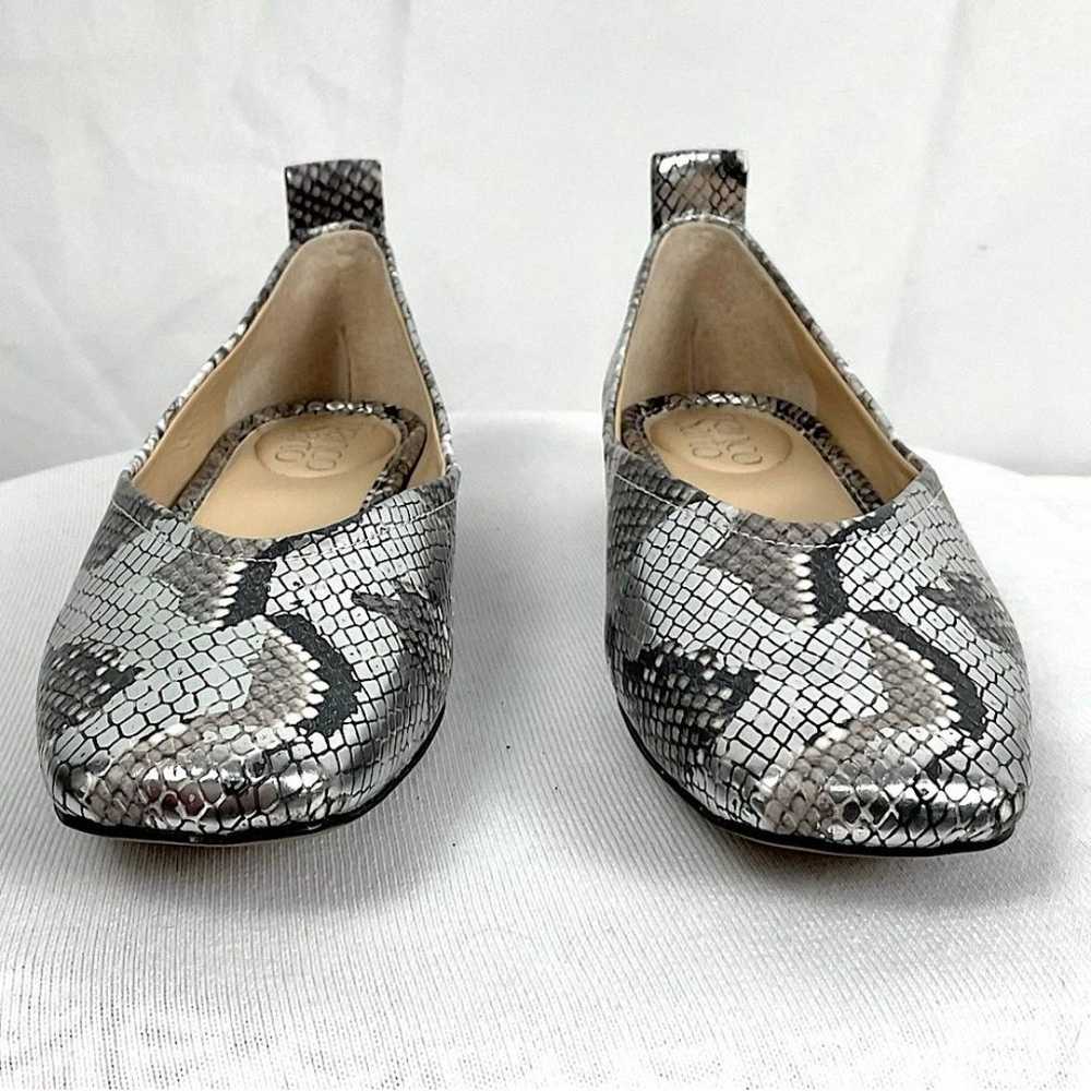 Franco Sarto Ailee Flats Metallic Snakeskin Balle… - image 2