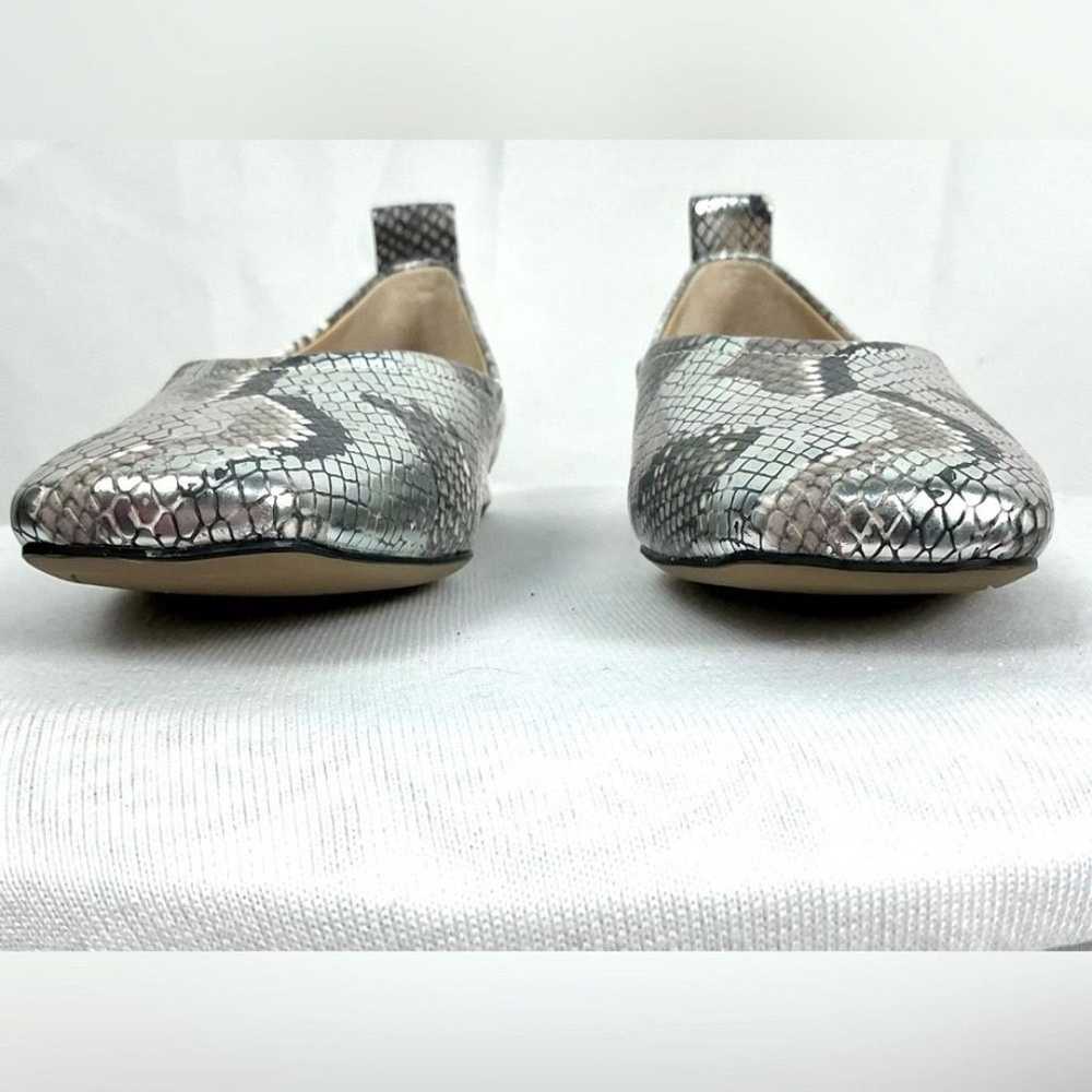 Franco Sarto Ailee Flats Metallic Snakeskin Balle… - image 3