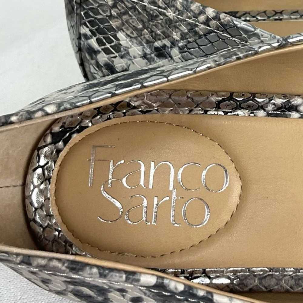 Franco Sarto Ailee Flats Metallic Snakeskin Balle… - image 5