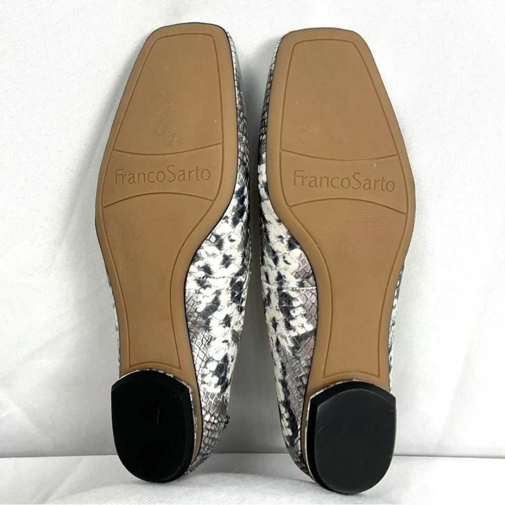 Franco Sarto Ailee Flats Metallic Snakeskin Balle… - image 8