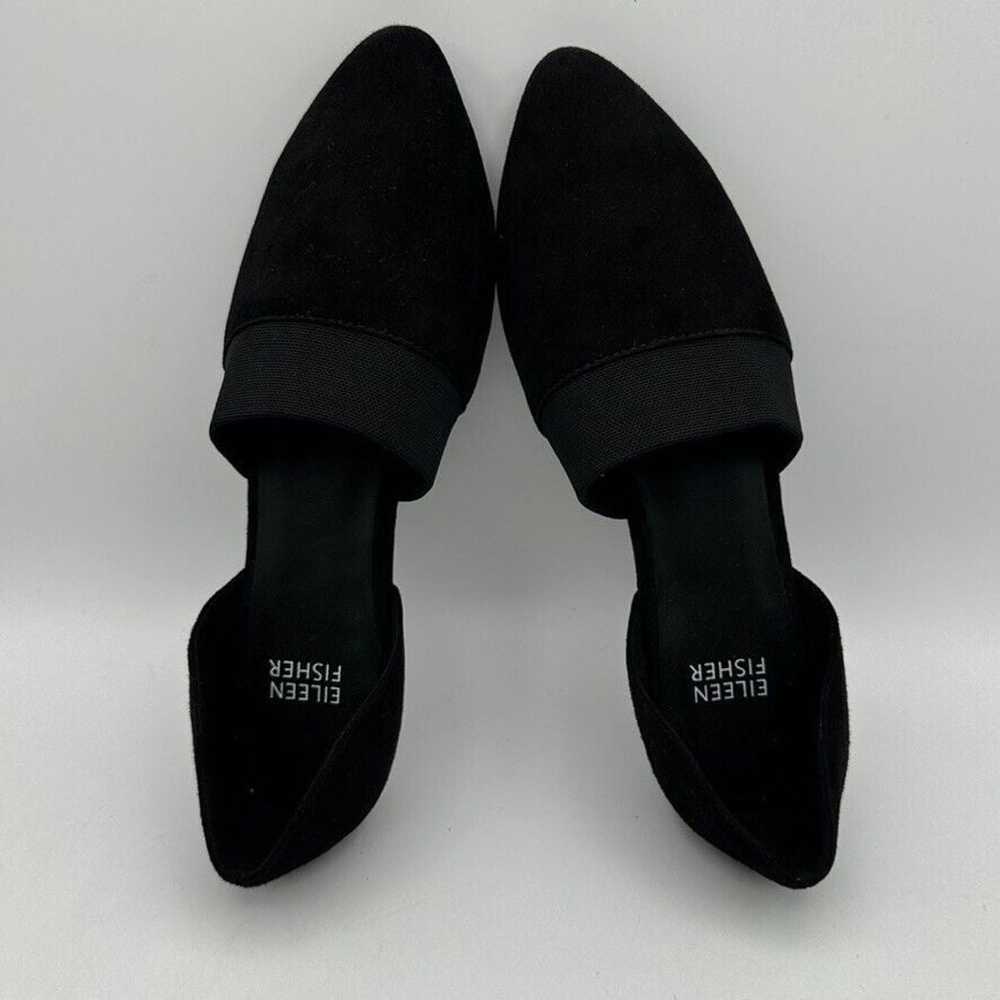 Eileen Fisher Flute Vero Cuoio D'Orsay Suede Flat… - image 3