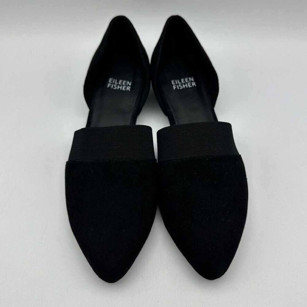 Eileen Fisher Flute Vero Cuoio D'Orsay Suede Flat… - image 4