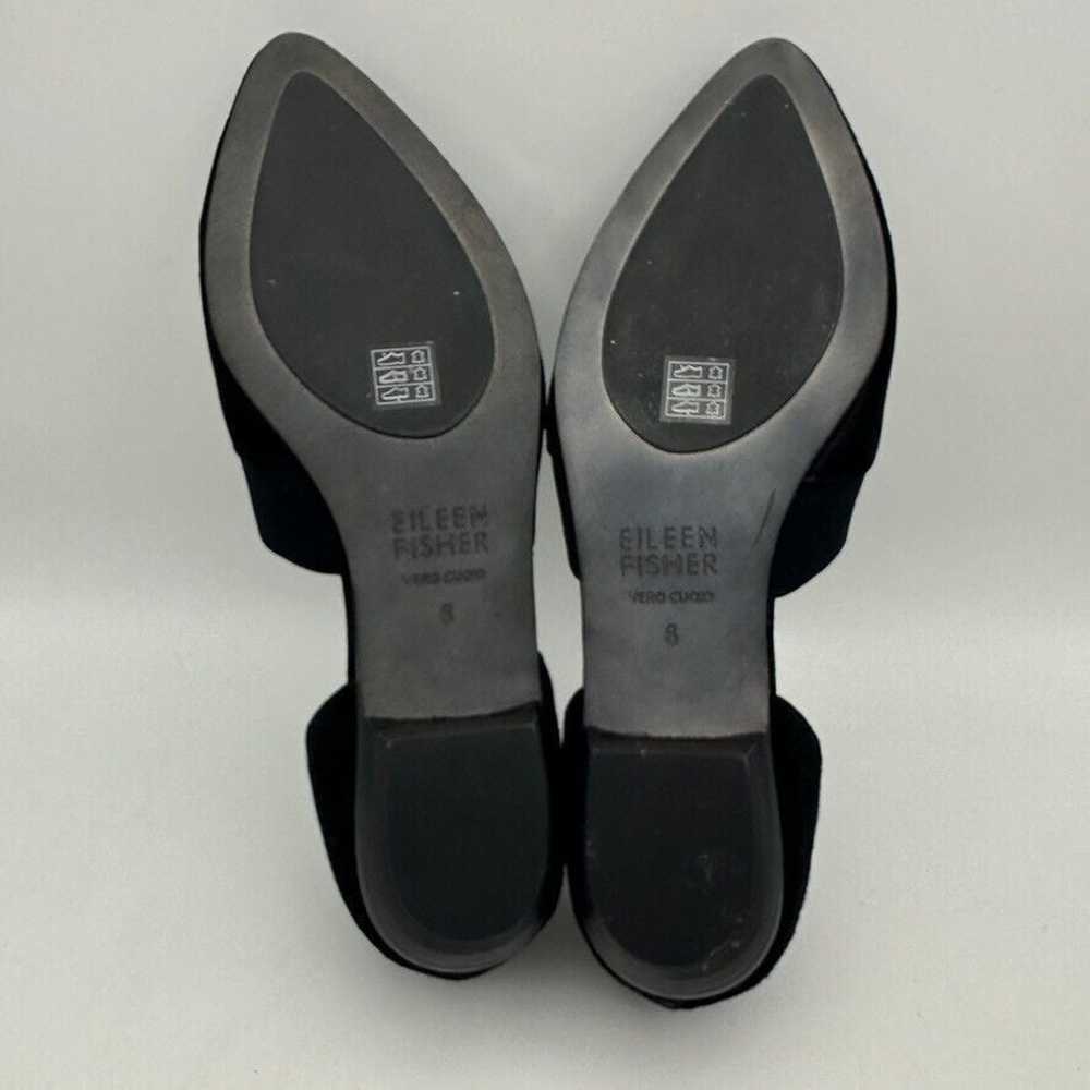 Eileen Fisher Flute Vero Cuoio D'Orsay Suede Flat… - image 6