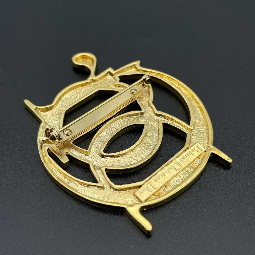 Dior Christian Dior C・Dior Logo Brooch - image 7