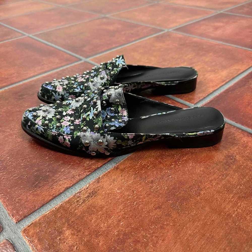 Rebecca Minkoff Studded Black Floral Loafers - image 6