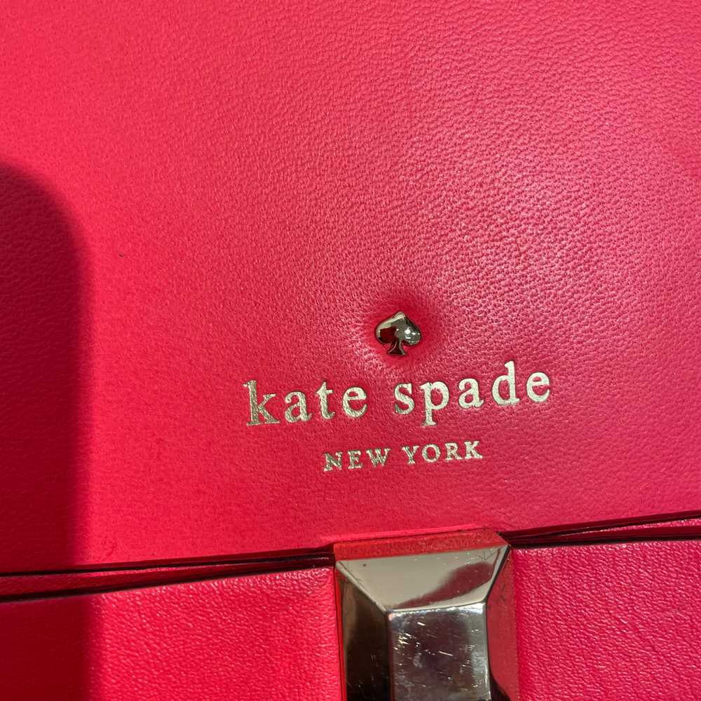 kate spade new york/Cross Body Bag/Red/Leather/ - image 3