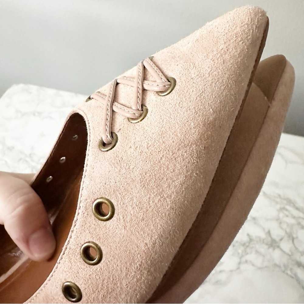 Coach Valerie Nude Blush Suede Pointed Toe Flats … - image 9