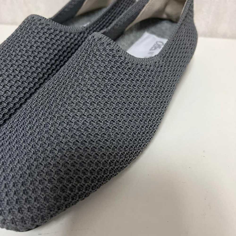 Offen Gray Mesh Flat Shoes 37 Women's Shoes - image 12