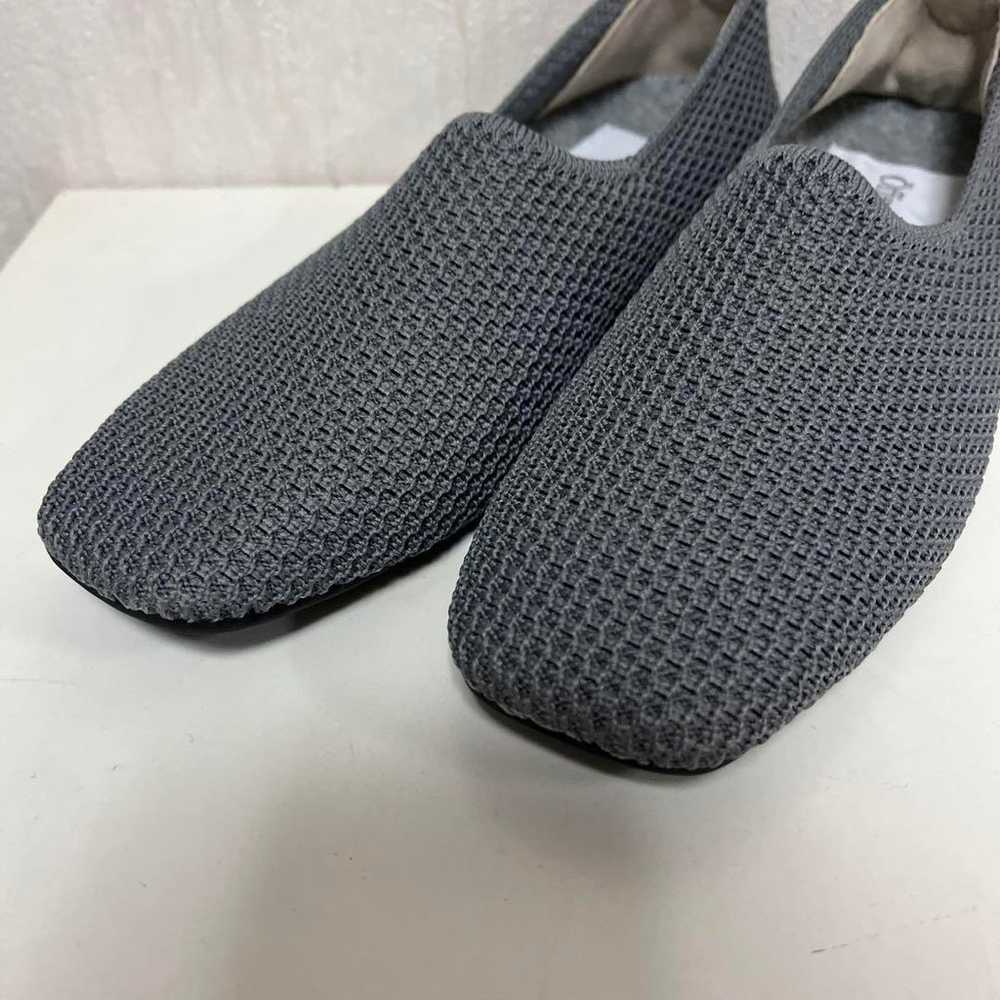 Offen Gray Mesh Flat Shoes 37 Women's Shoes - image 5