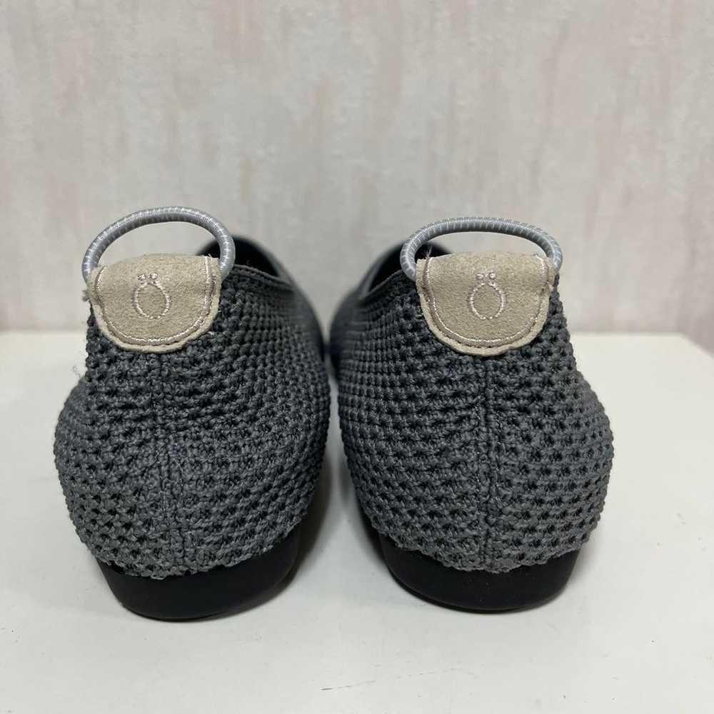 Offen Gray Mesh Flat Shoes 37 Women's Shoes - image 7