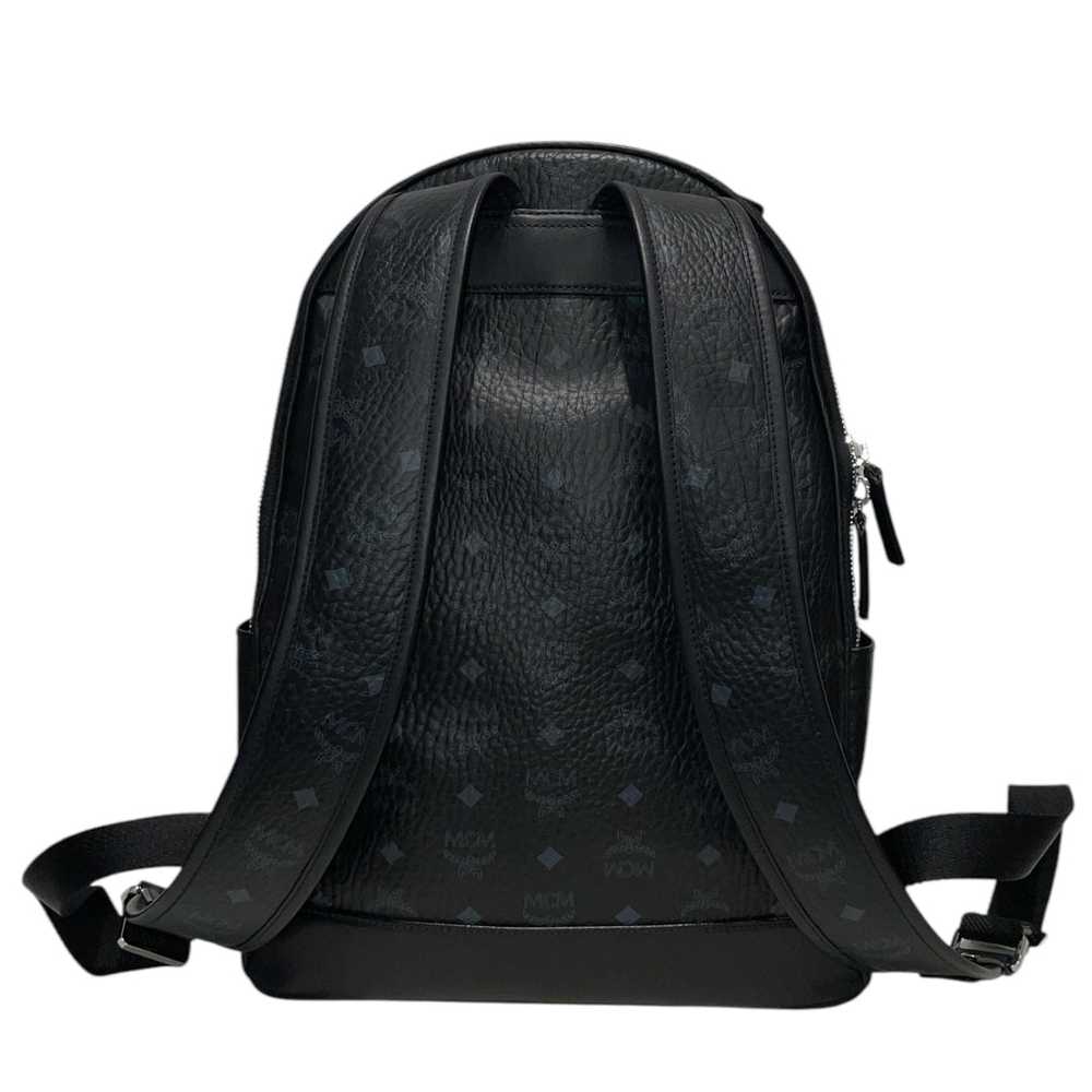 MCM/Backpack/Monogram/Leather/BLK/ - image 2