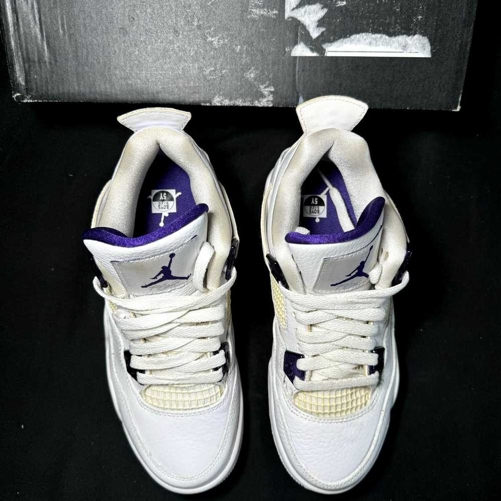 Jordan Brand × Nike Air Jordan 4 Retro GS Purple … - image 2