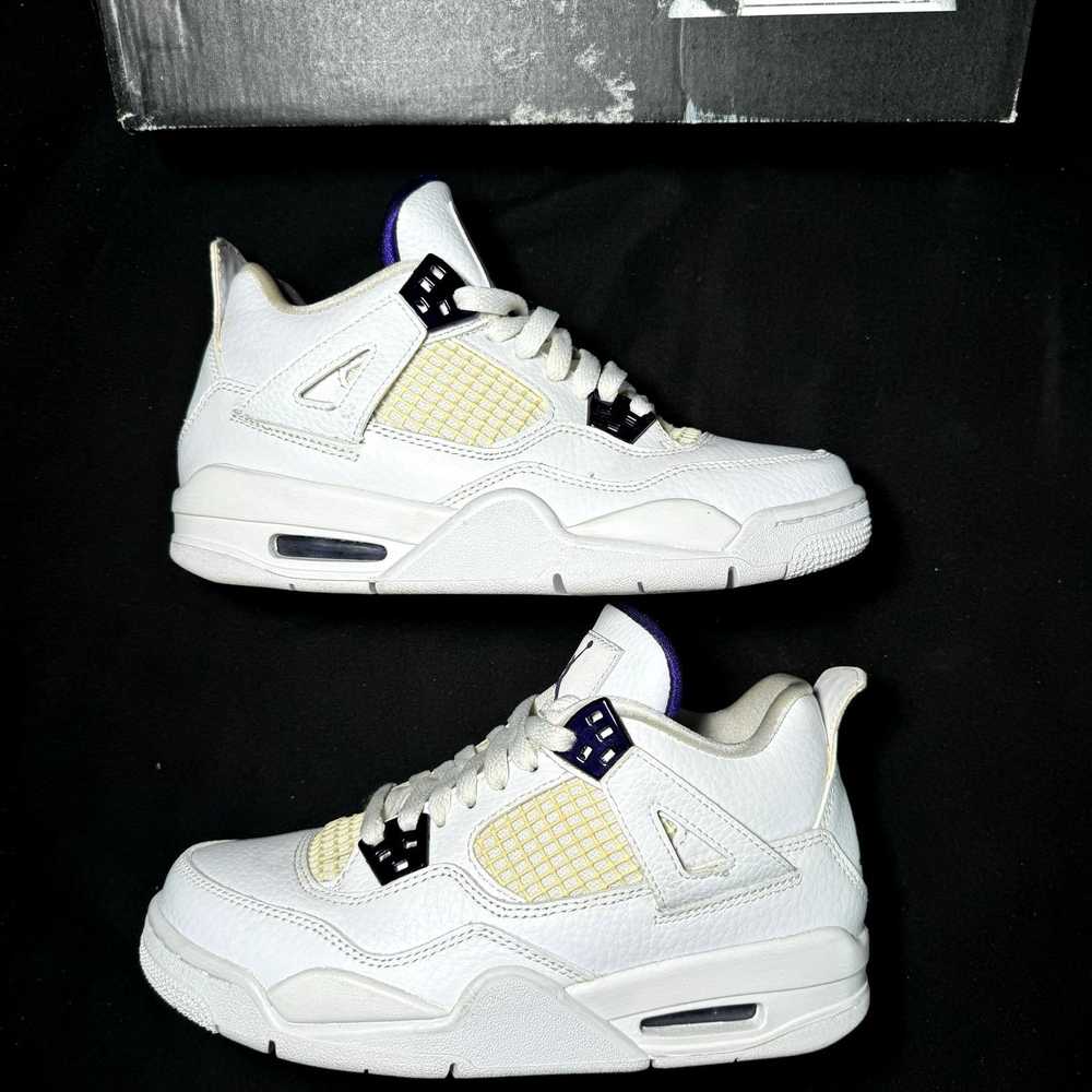 Jordan Brand × Nike Air Jordan 4 Retro GS Purple … - image 4