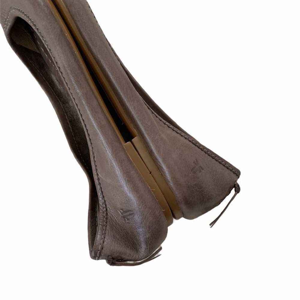 Frye Regina Taupe Pointy Ballet Flats - image 10