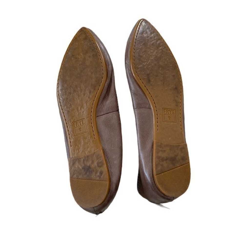 Frye Regina Taupe Pointy Ballet Flats - image 11