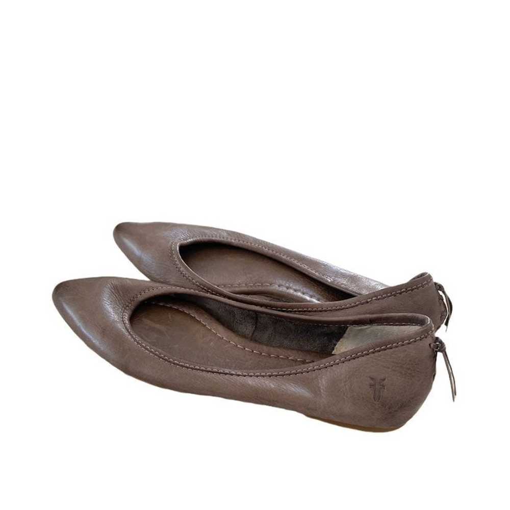 Frye Regina Taupe Pointy Ballet Flats - image 4