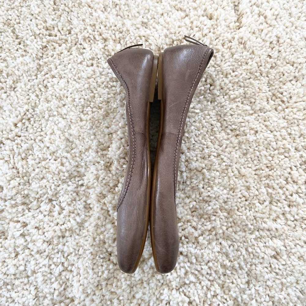 Frye Regina Taupe Pointy Ballet Flats - image 8