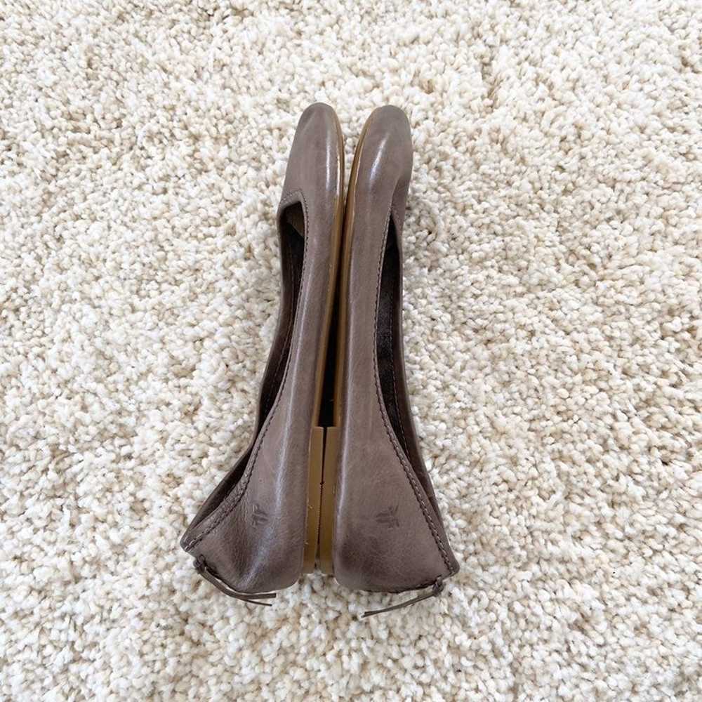 Frye Regina Taupe Pointy Ballet Flats - image 9