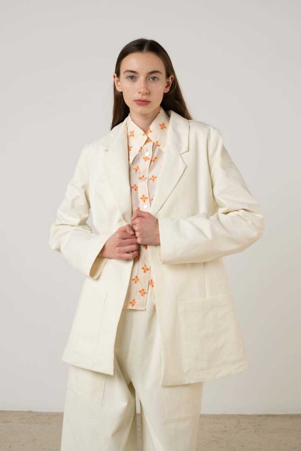 Jacques Fath Vintage Blouse - Cream - image 10