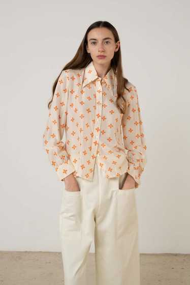 Jacques Fath Vintage Blouse - Cream - image 1