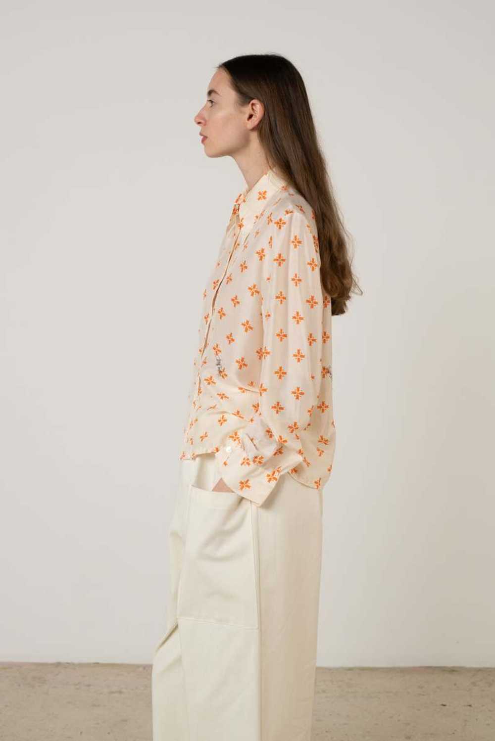 Jacques Fath Vintage Blouse - Cream - image 7