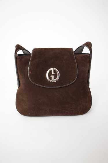 1980s Gucci Suede Shoulder Bag*