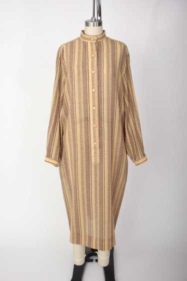 1970s Christian Dior Woven Midi Dress