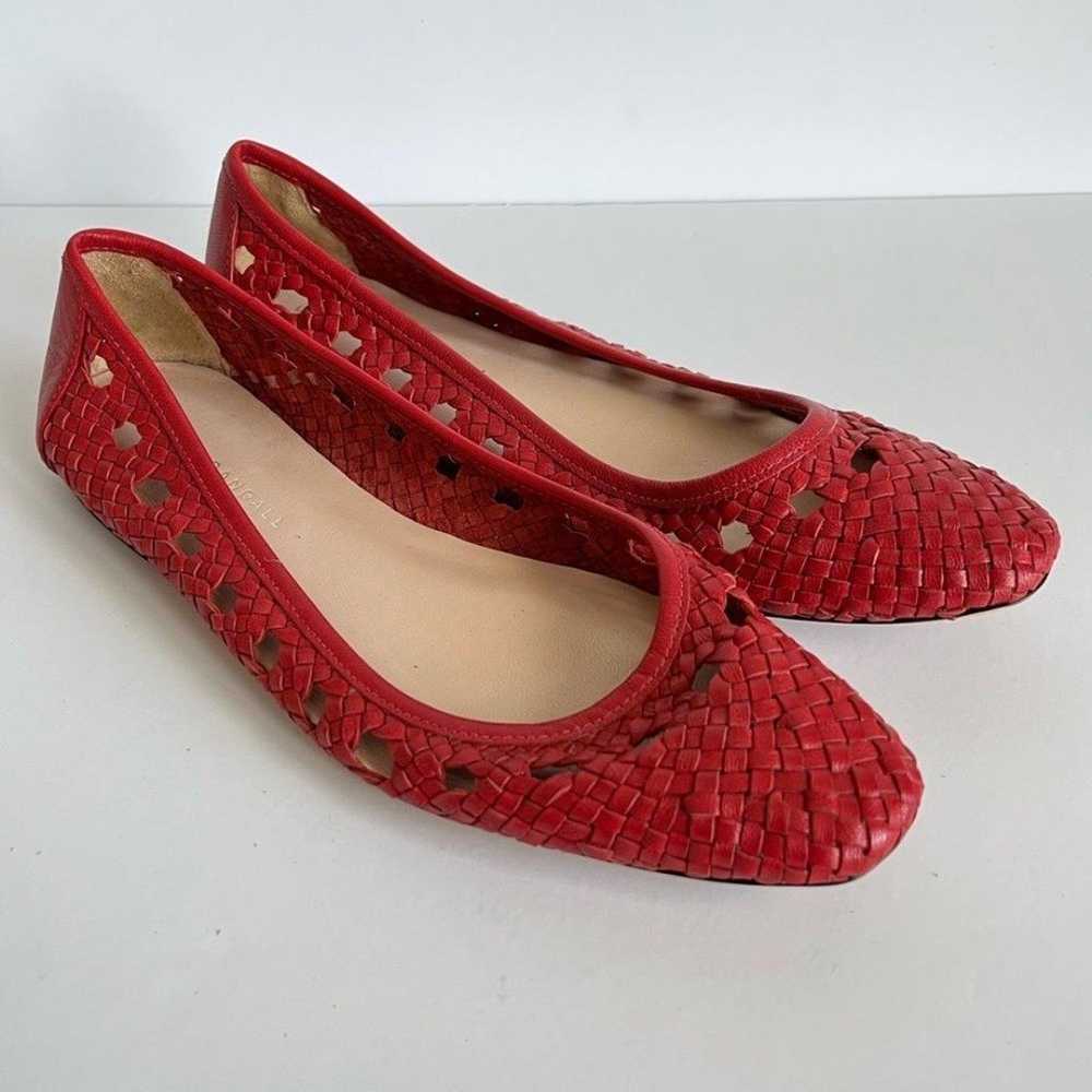 Loeffler Randall Women's Maura-wl red woven Balle… - image 8