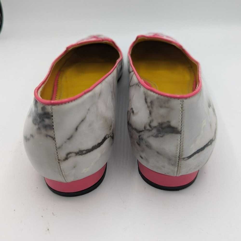 Charlotte Olympia Marble Kitty Flat Limited Editi… - image 3