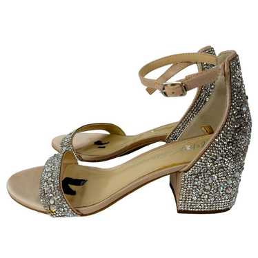 Betsey Johnson Hanna Open Toe Strap Rhinestone Sa… - image 1