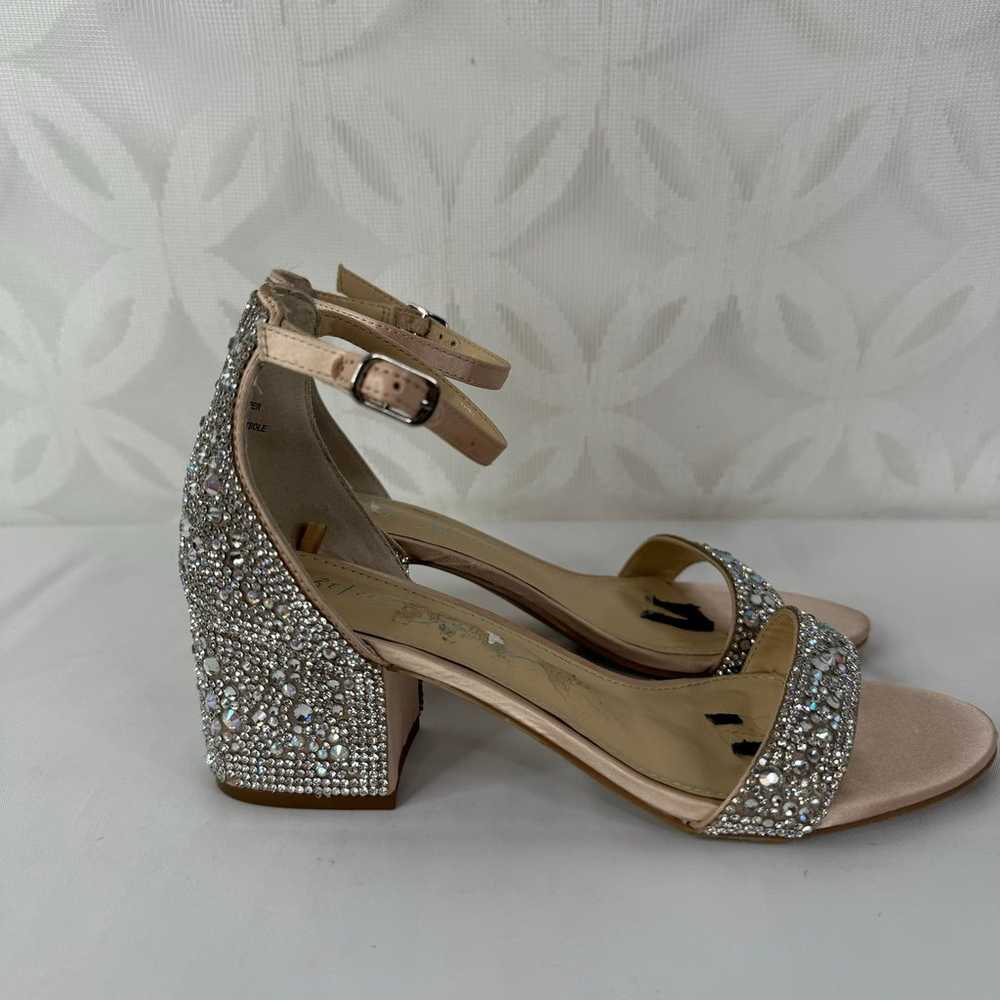 Betsey Johnson Hanna Open Toe Strap Rhinestone Sa… - image 6