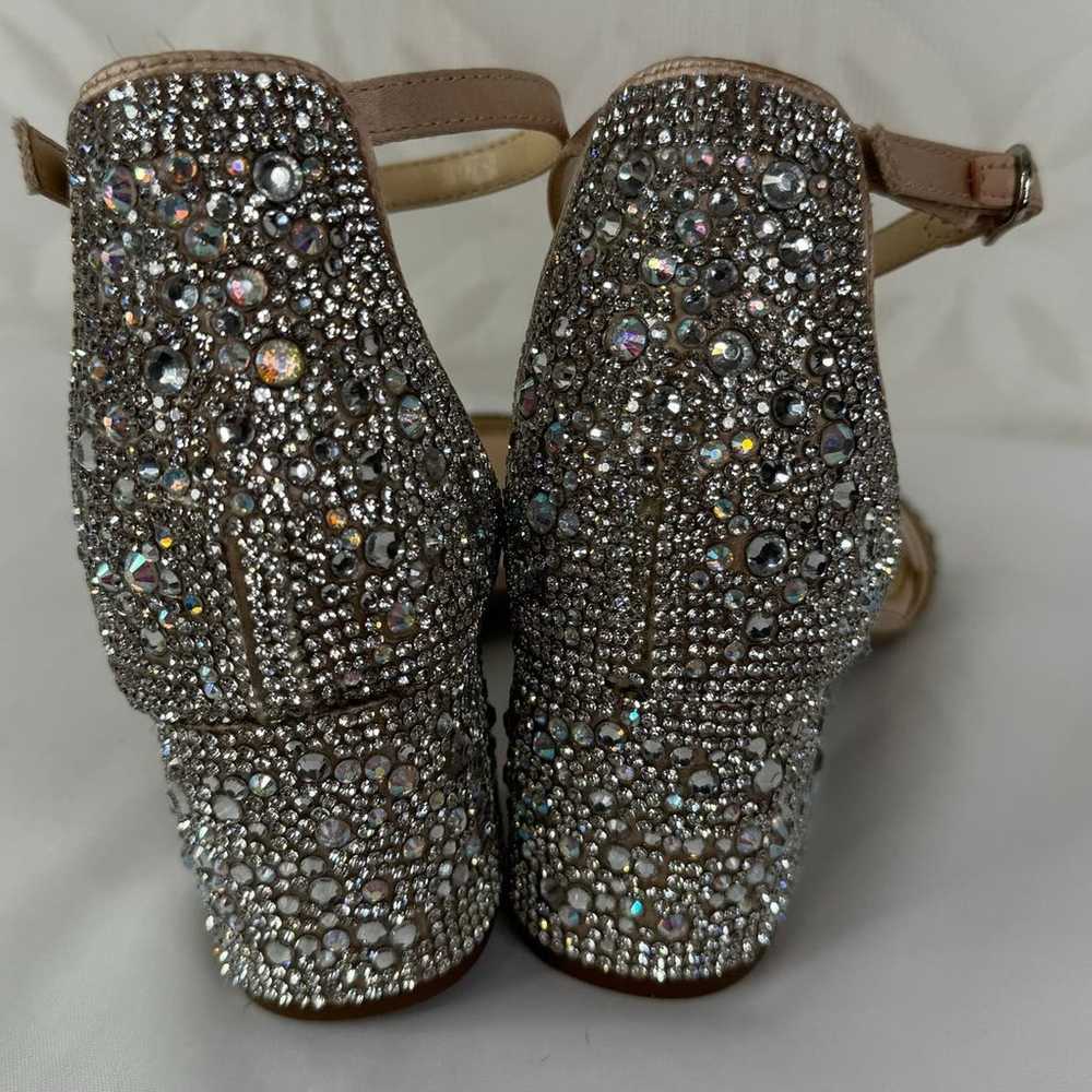 Betsey Johnson Hanna Open Toe Strap Rhinestone Sa… - image 7