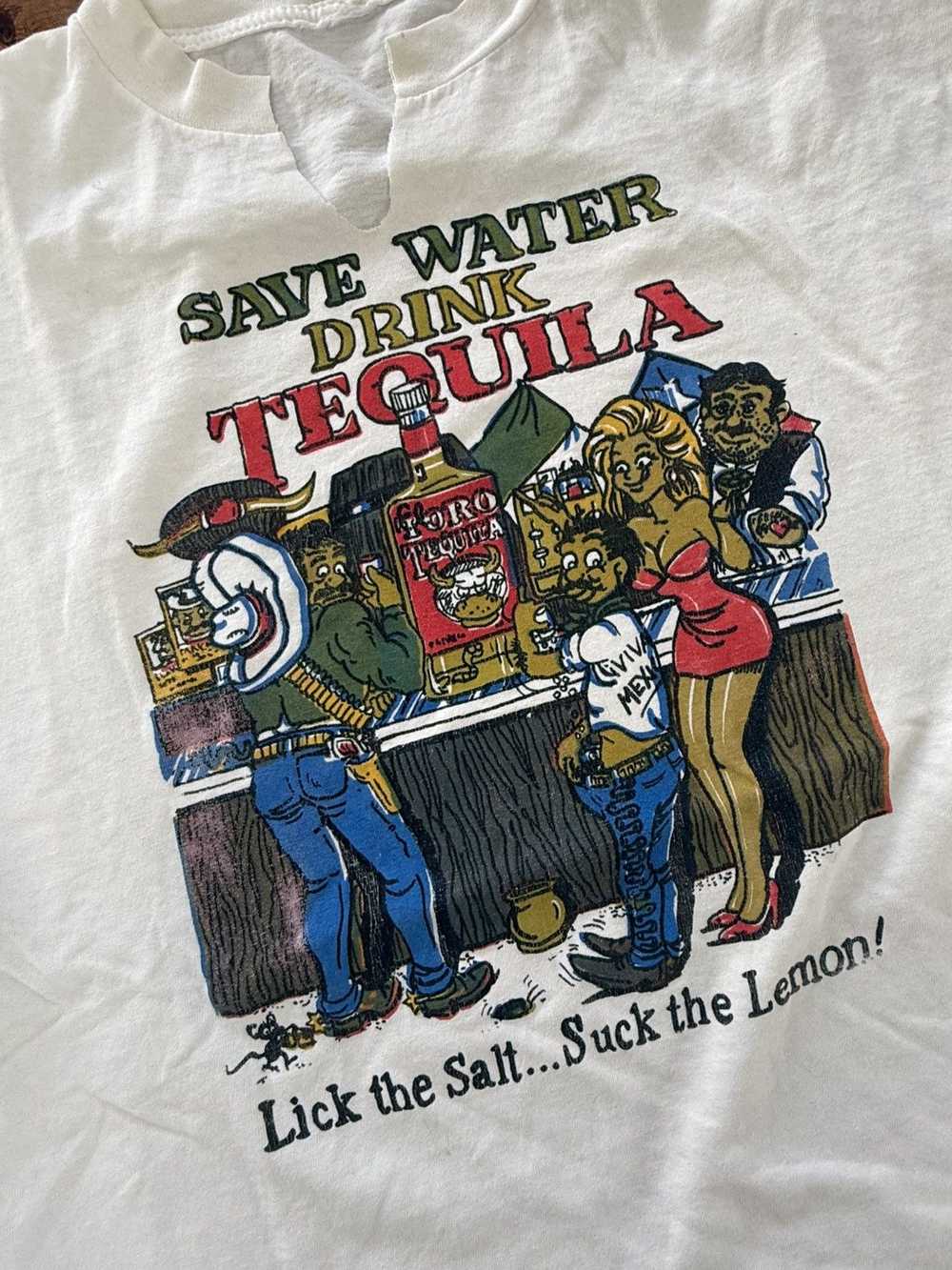 Vintage VINTAGE MEXICO TEQUILA SOUVENIR TOURIST T… - image 1