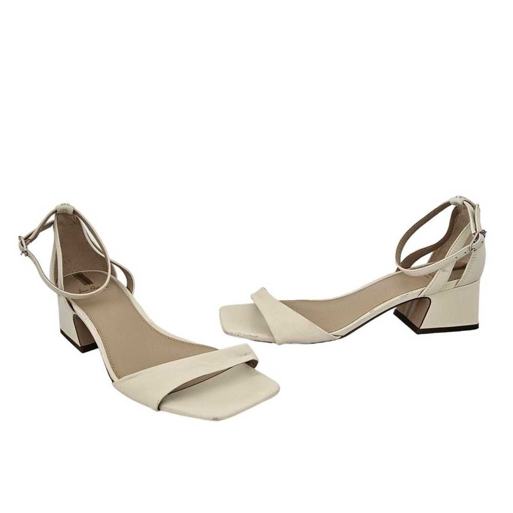 Sam Edelman Off White Cream Wilson Leather Block … - image 1