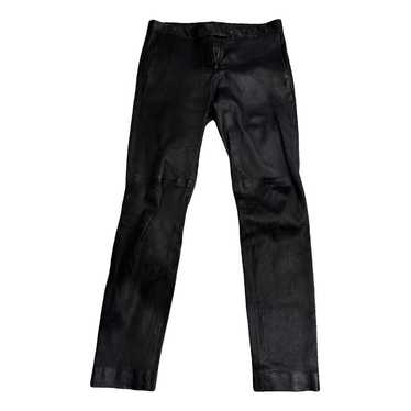 J.Crew Leather straight pants