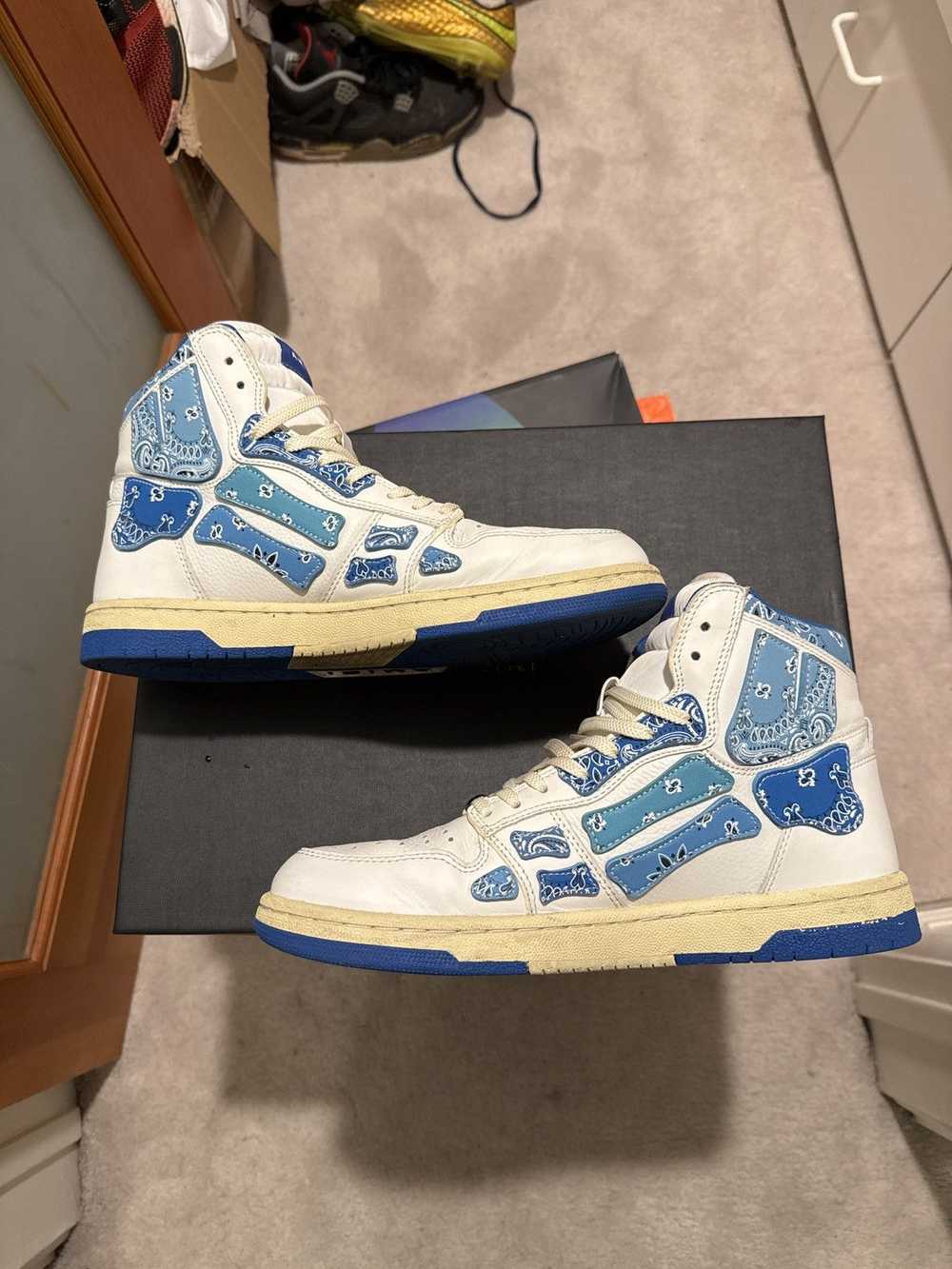 Amiri Amiri High Top Bandana Blue - image 2