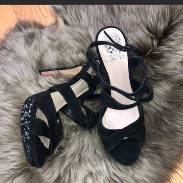 Vince CAMUTO Black Suede Heels - image 1