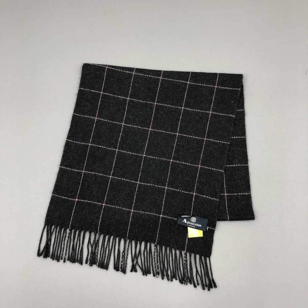 Aquascutum × Vintage Vintage Aquascutum Scarf Muf… - image 2