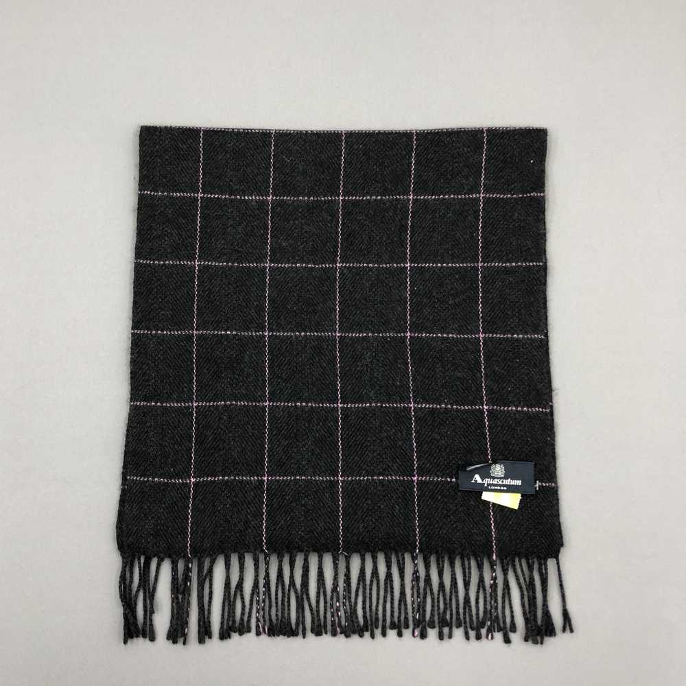 Aquascutum × Vintage Vintage Aquascutum Scarf Muf… - image 3