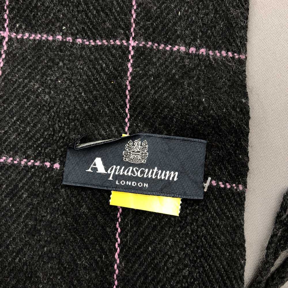 Aquascutum × Vintage Vintage Aquascutum Scarf Muf… - image 4