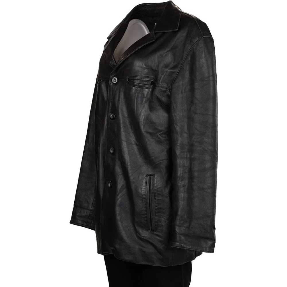 Unbranded Leather Jacket - XL Black Leather - image 2