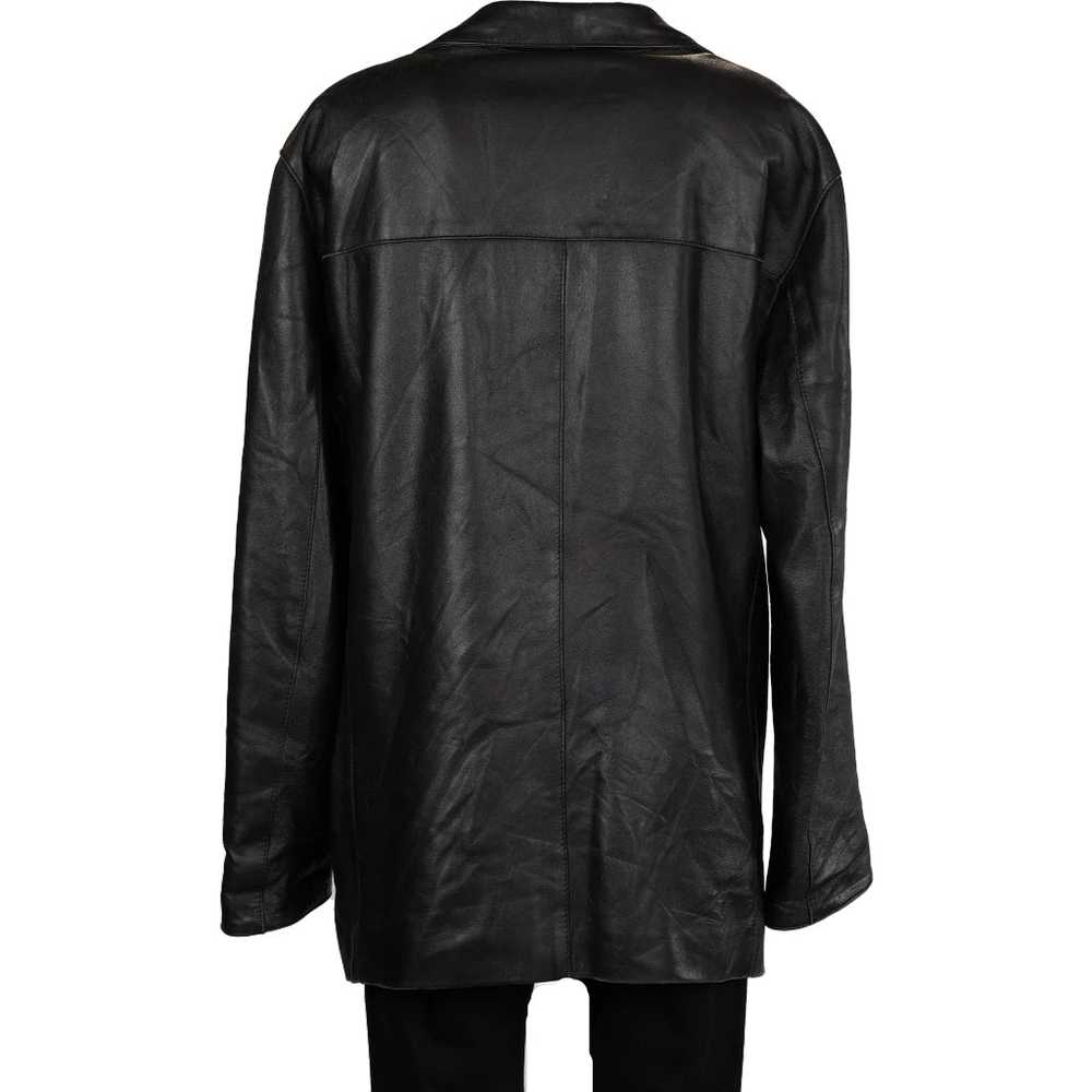 Unbranded Leather Jacket - XL Black Leather - image 3