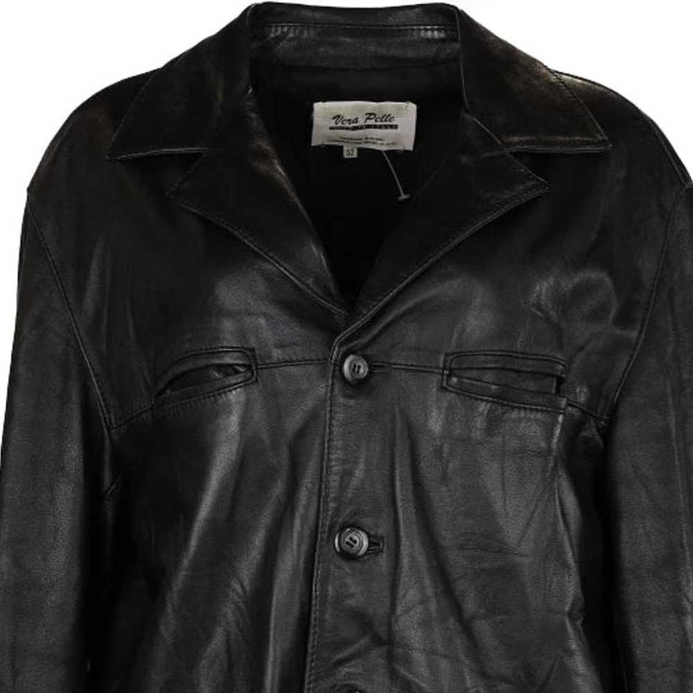 Unbranded Leather Jacket - XL Black Leather - image 4