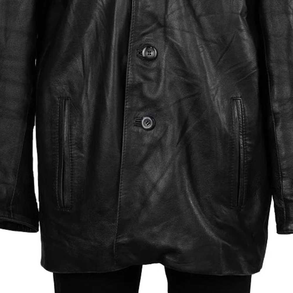 Unbranded Leather Jacket - XL Black Leather - image 5