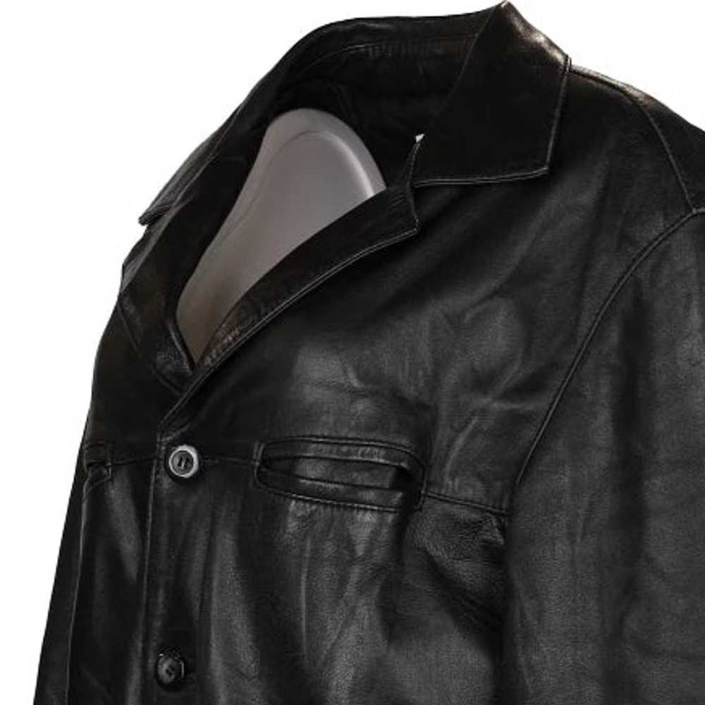 Unbranded Leather Jacket - XL Black Leather - image 6