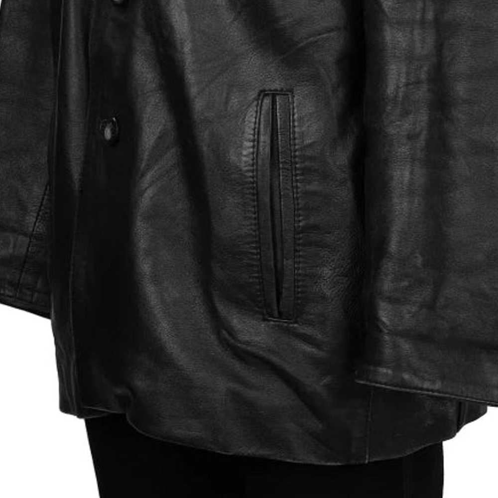 Unbranded Leather Jacket - XL Black Leather - image 7