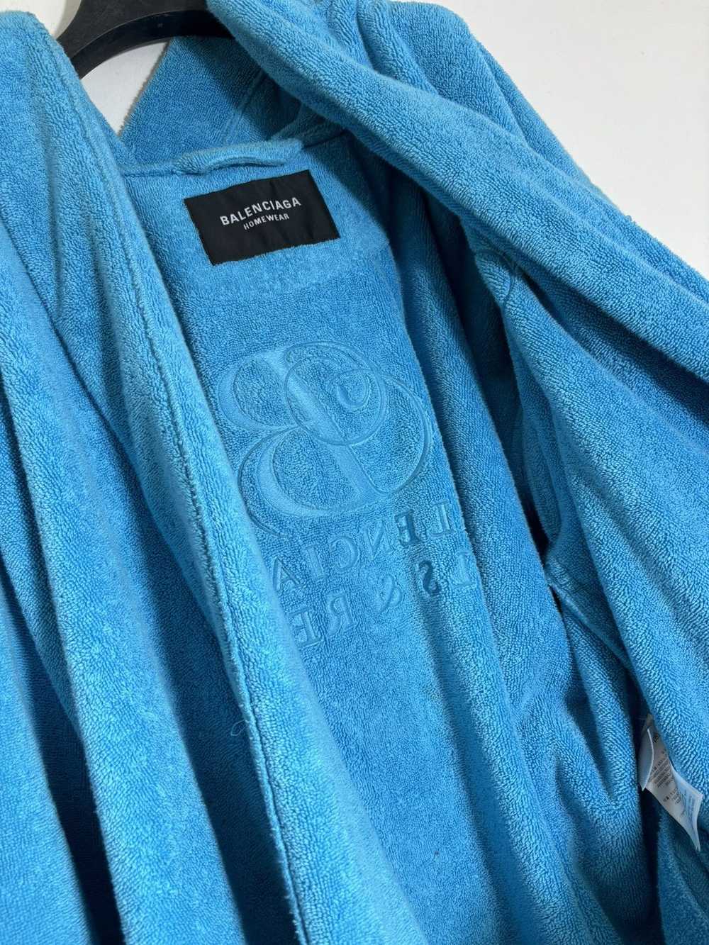 Balenciaga Balenciaga hooded Towel Robe - image 5